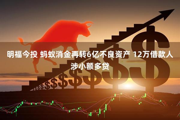 明福今投 蚂蚁消金再转6亿不良资产 12万借款人涉小额多贷