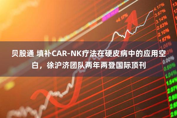 贝股通 填补CAR-NK疗法在硬皮病中的应用空白，徐沪济团队两年两登国际顶刊
