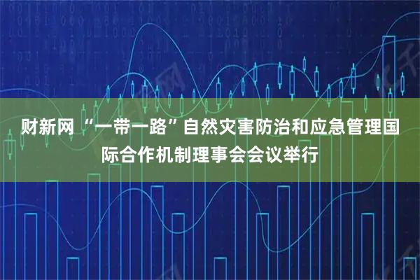 财新网 “一带一路”自然灾害防治和应急管理国际合作机制理事会会议举行